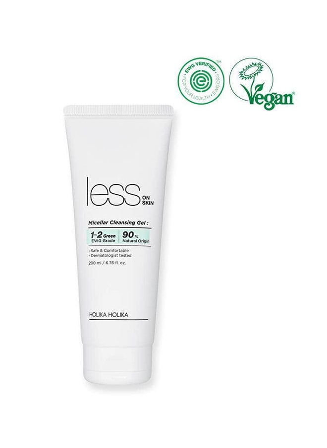 Holika Holika جل ميسيلار لتنظيف البشرة من Less On Skin  - Image 2