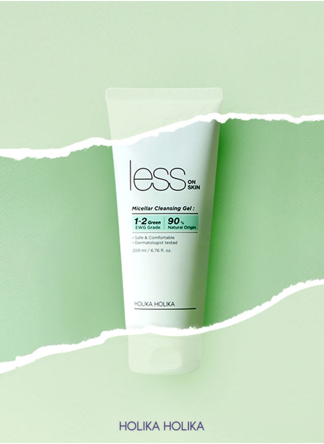 Holika Holika جل ميسيلار لتنظيف البشرة من Less On Skin  - Image 3