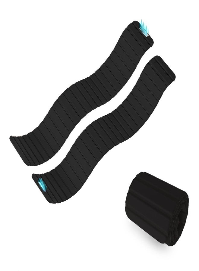 TOSAMC Adjustable Wrist and Ankle Weights Set (1LB/2LB Each) for Men Women for Intensified Fitness - Durable Exercise Bracelets to Boost Your Workouts 1Pair(Black,2LB Each) - Image 1