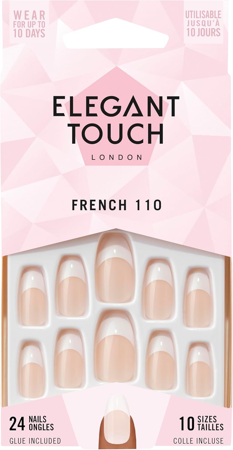 Elegant Touch French Nails 110