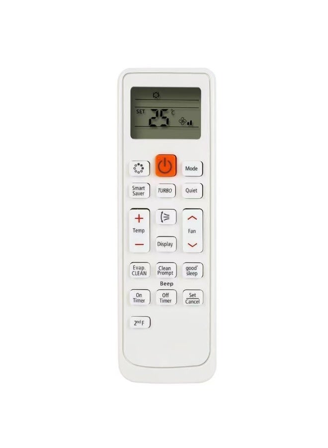 Replaced Samsung AC Remote | Replacement Remote Control For Samsung Air Conditioner - White