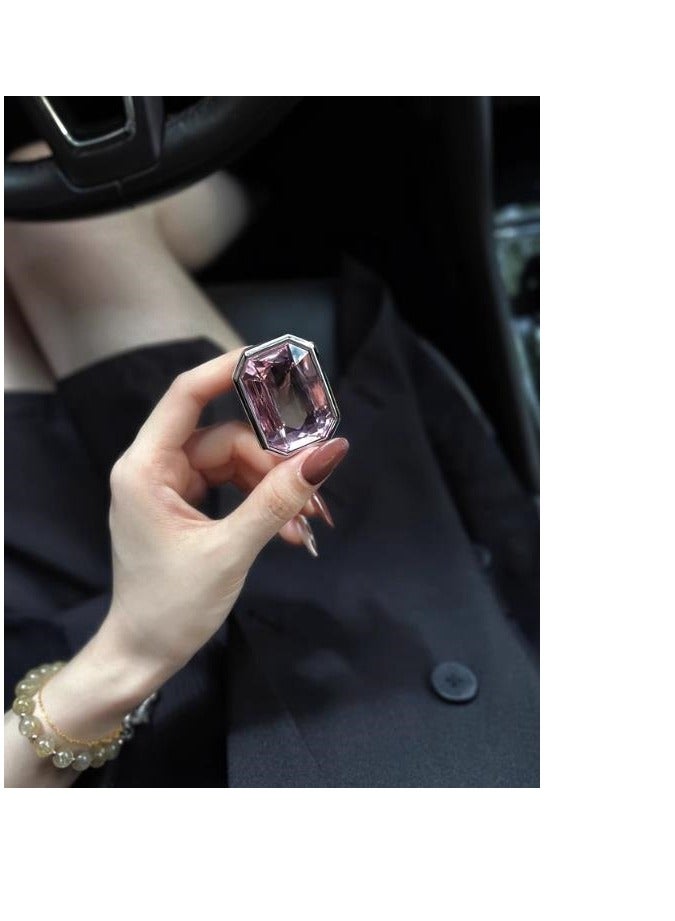 Car Air Outlet Crystal Aromatherapy With Light And Long-Lasting Fragrance (Diffuser+4 Packs Of Fragrance Tablets) - Image 3