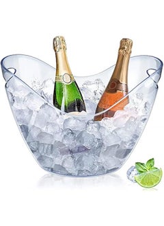 Ice Bucket Beer Bucket Beverage Tub, 4L Large Capacity Acrylic Wine Bucket Drinks Ice Bucket, Great for Home Bar Party Club Restaurant Camping, Chilling Beer, Champagne Wine, and Barware Accessories - pzsku/ZA042F4278A04000029D9Z/45/_/1725606254/b26b8c30-28ff-41b8-8375-496b3eada49d