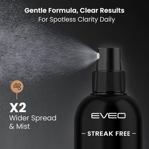 EVEO Eyeglass Cleaner Spray - No Streaks Technology with Microfiber Cleaning Cloth- Glasses Cleaning Kit - Glasses Cleaner Spray with Lens Cleaner Cloth - Screen & Eye Kit - 1 Pack - Image 3