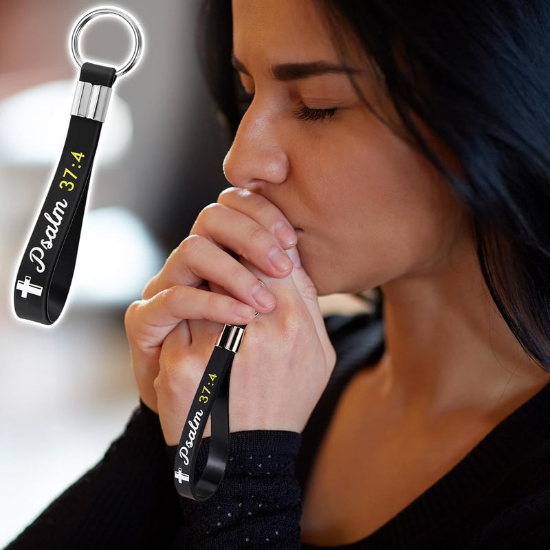 Sureio Christian Bible Keychains with Inspirational Verses - 24 Pcs Set - Image 3