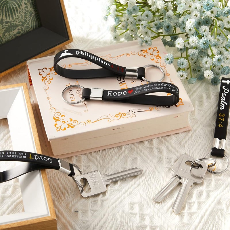 Sureio Christian Bible Keychains with Inspirational Verses - 24 Pcs Set - Image 5