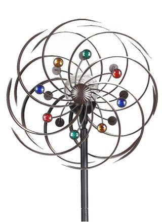 Wind Spinner Solar Powered Kinetic Garden Stake with Colorful Metal Windmill, Dual Direction Wind Catcher & 360° Swivel - pzsku/ZA043086DFC9F99E07B73Z/45/_/1693301612/45f02901-077c-4da8-a536-d2fc723d50df