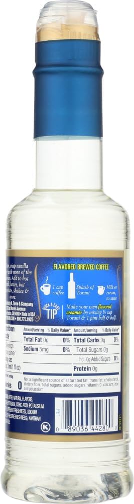 Torani Sugar Free Vanilla Syrup - 12.7 Ounce Bottle (Pack of 4) - Image 3