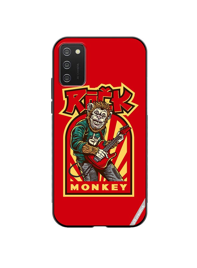 VR CREATIVE Protective Case Cover For Samsung Galaxy A03s Rock Monkey Design Multicolour - Image 1