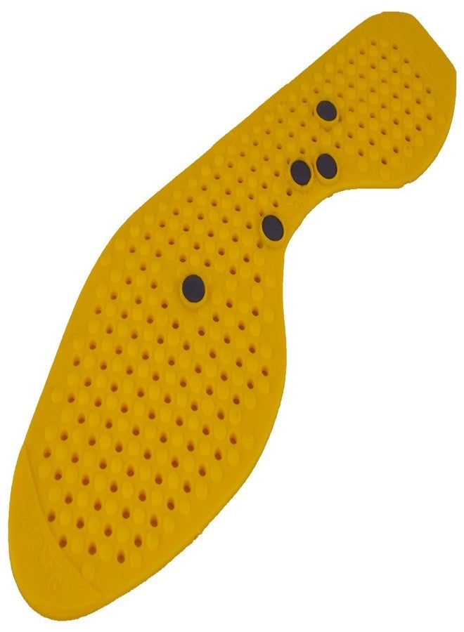 ACi Acupressure Health Care India Acupressure Magnetic Shoe Sole with Chinese Acupressure Points for Massage - Yellow - Image 1