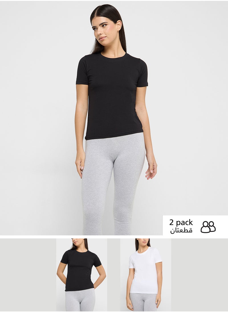 Ginger Basics - Multipack Regular Crew Neck T-shirt - Image 1