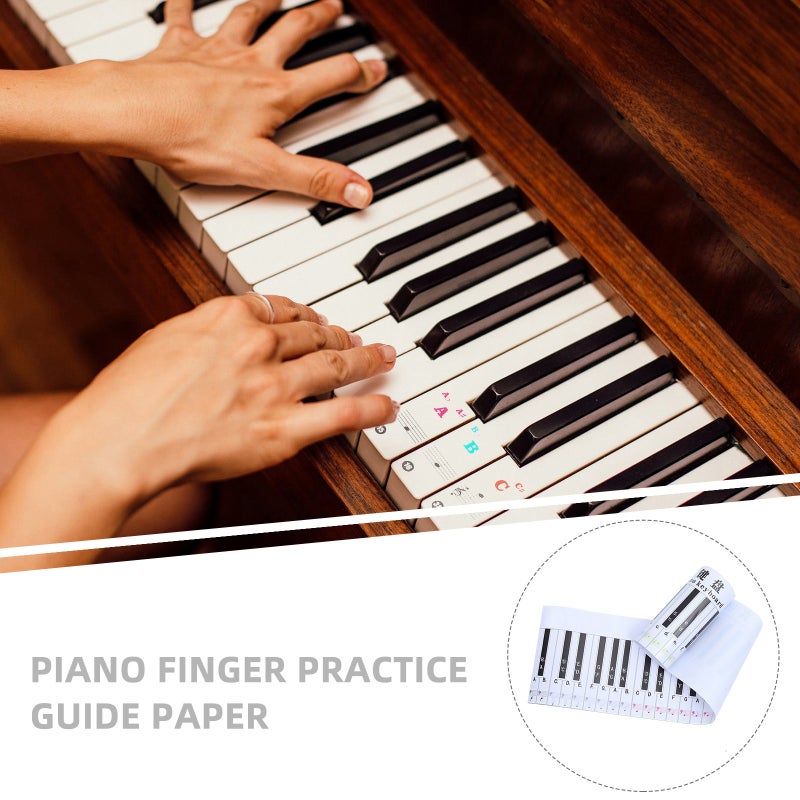 1Pc Portable 88 Key Piano Keyboard Practice Comparison Chart - Image 5