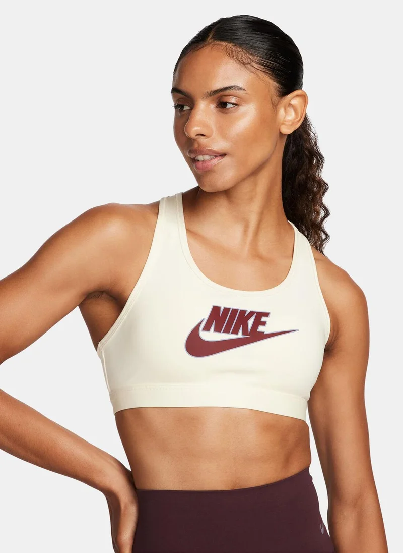Nike Women's Swoosh Medium-Support Padded Logo Sports Bra