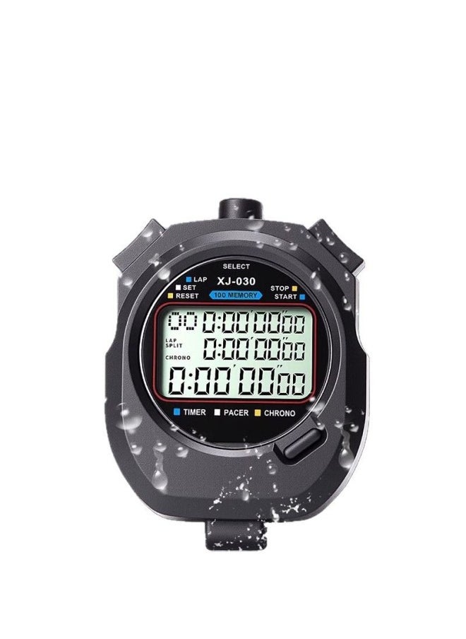 Generic - Electronic Stopwatch Timer Race Special Running Training Track And Field Swimming Countdown Referee Three Rows 30 Lanes-Display Accuracy:Sw8-2010 [2 Rows Of 10 Channels) Function Upgraded Version - Image 1
