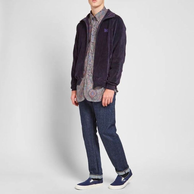 Needles Velour Uneven Dye Track Jacket - Image 4