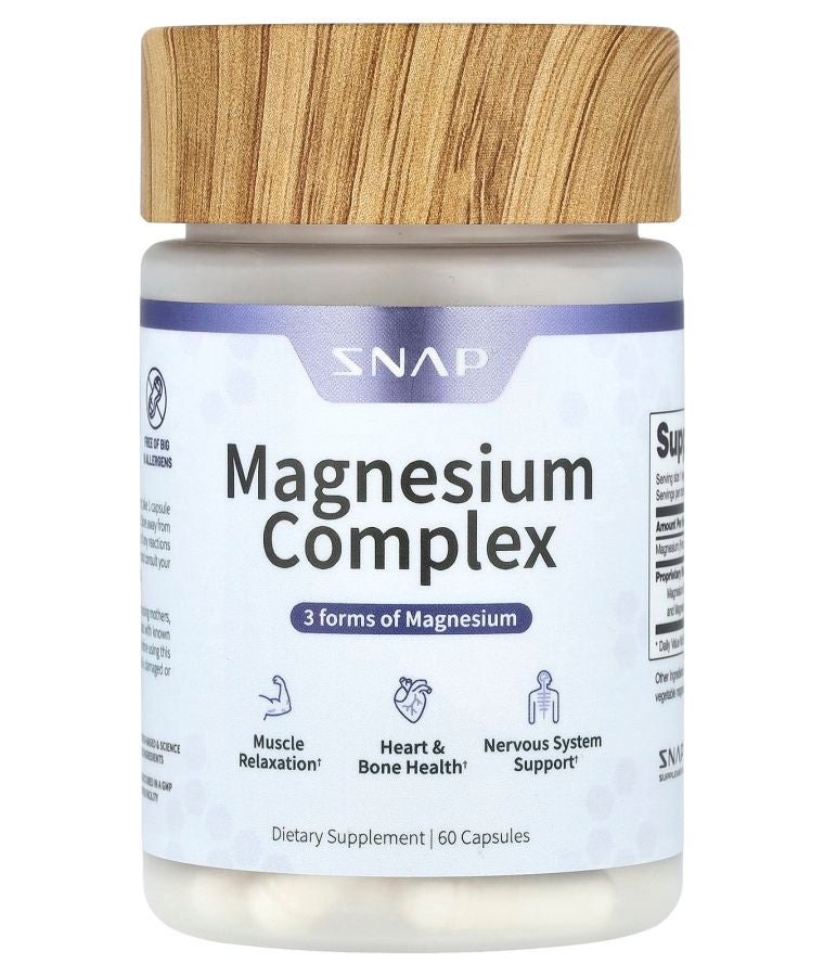 SNAP SUPPLEMENTS Magnesium Complex 60 Capsules