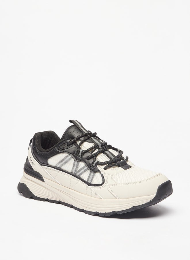 لي كوبر سنيكرز رجالي بنقوش مع رباط  - Image 1