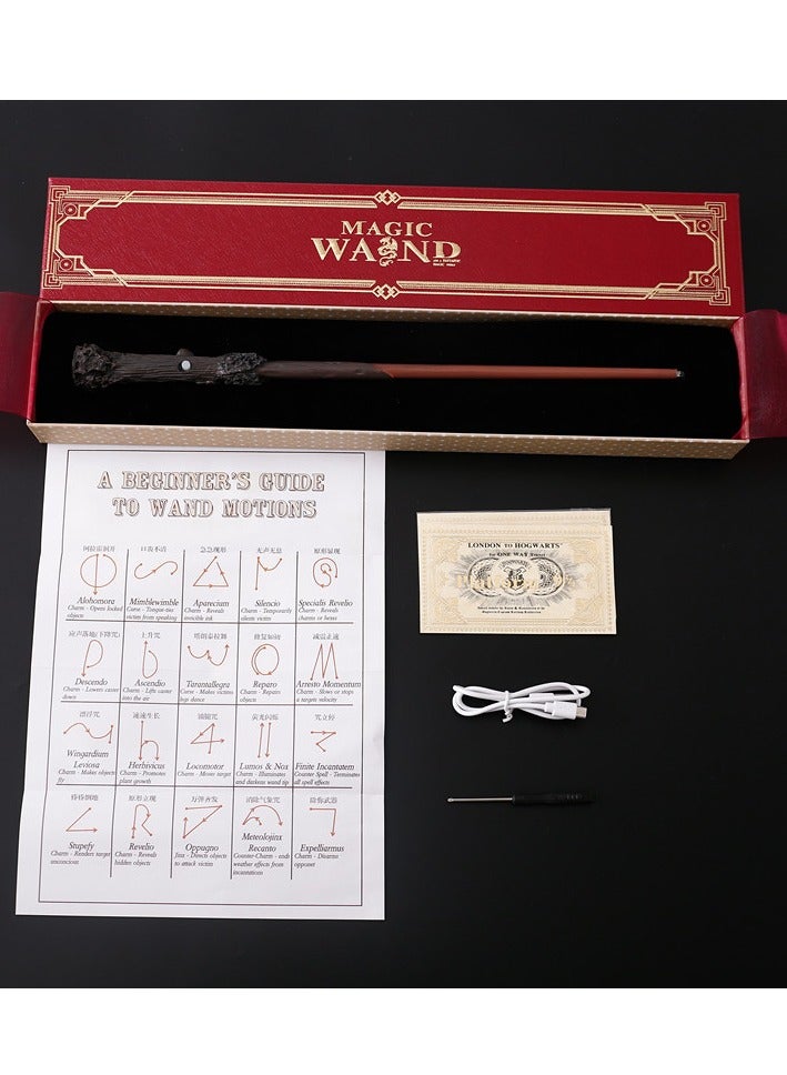 Rechargeable Harry Potter Glowing Wand High-Quality Edition Perfect Companion for Magical Nights with Long-Lasting Battery Ideal for Cosplay and Collectibles - Image 2