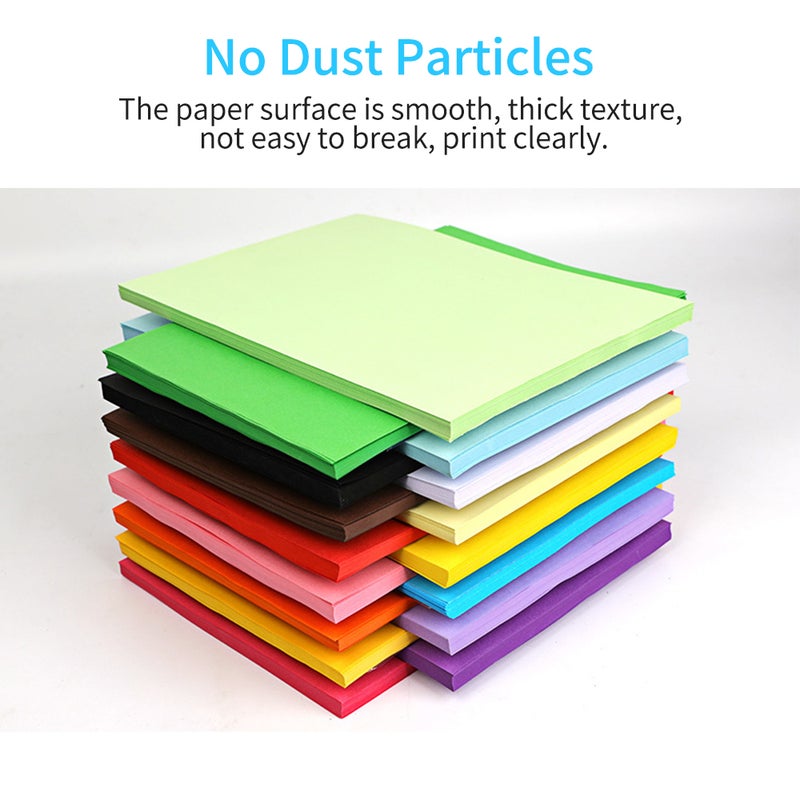 100 Sheets A4 Color Copy Paper 210x297mm/8.3x11.7in Printer Paper 70GSM for Copy Printing Writing Crafts & Art - Image 5