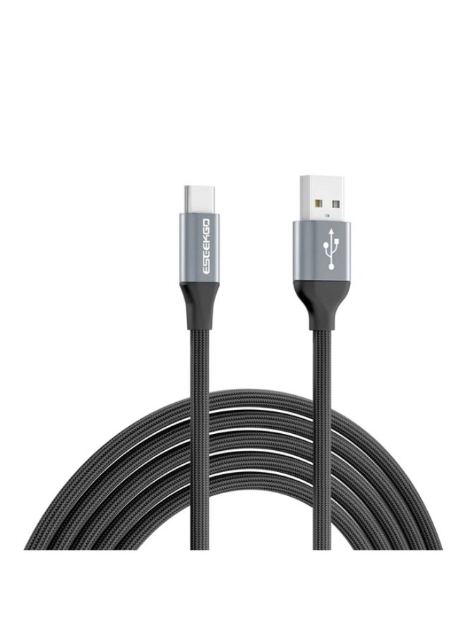 كابل بيانات ESEEKGO G-63AC USB إلى Type-C - كابل شحن ونقل بيانات سريع بطول 3 أمتار - Image 3