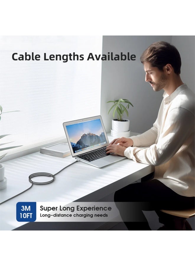 كابل بيانات ESEEKGO G-63AC USB إلى Type-C - كابل شحن ونقل بيانات سريع بطول 3 أمتار - Image 5