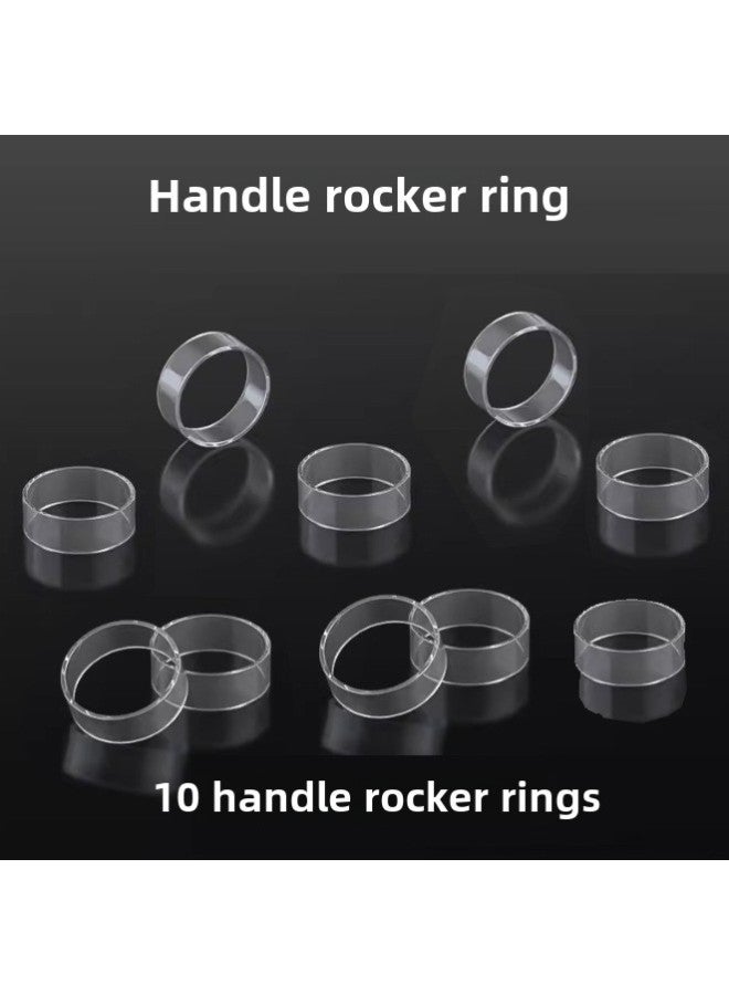Switch Pro Handle Rocker Ring Ps5/4/ns/pro/one/series Handle Anti-powder Anti-wear Groove-Product Color:Pack Of 10  - Image 1