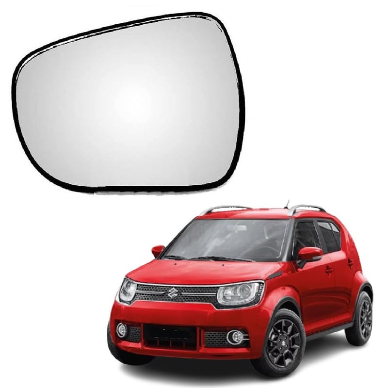 STYCARO -Side View Sub Mirror Glass Plate compatible with Maruti Suzuki Ignis 2016-2022 Model (LEFT PASSENGER SIDE) - Image 1