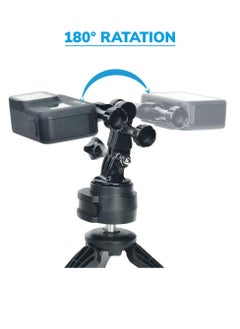 KASTWAVE Metal Adapter Bracket, Universal Adjustable Arm Aluminum Alloy Magic Hand, Swivel Arm Bracket with Wrench Compatible with For GoPro hero 6/5/4/Action Cameras (360 Degree Adjustable)  - Image 4