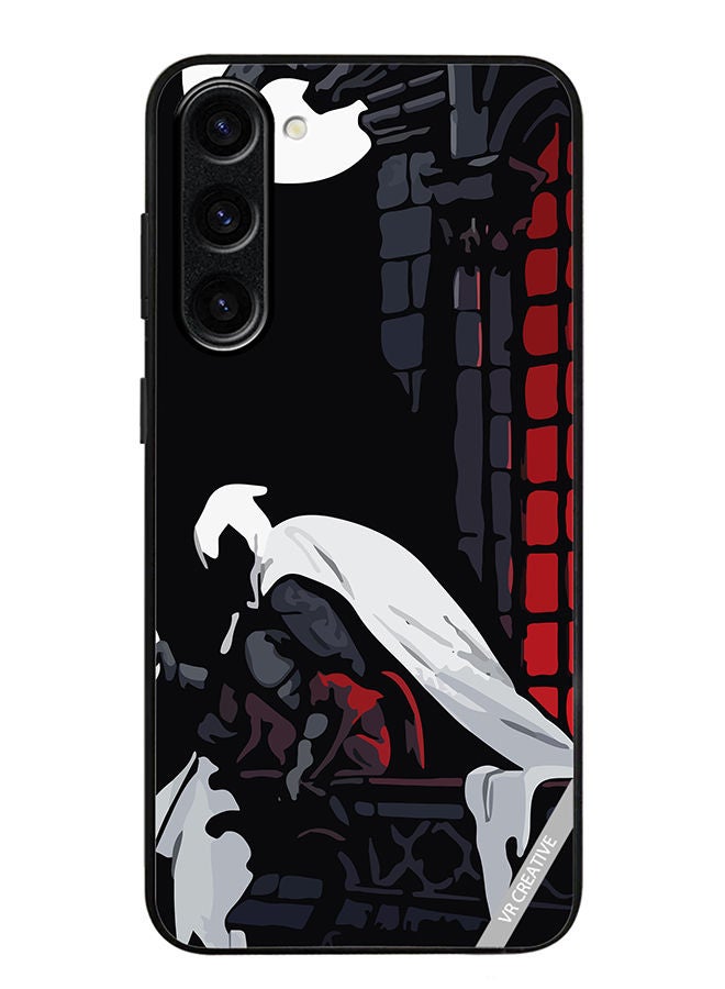 VR CREATIVE Protective Case Cover For Samsung Galaxy S23 Plus Moon Knight Design Multicolour - Image 1
