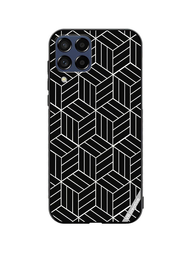 VR CREATIVE Protective Case Cover For Samsung Galaxy M53 Strips Design Multicolour - Image 1