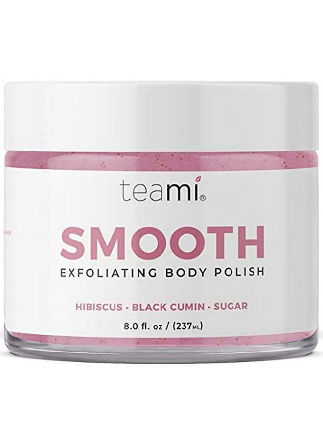 teami Smooth Body Scrub Nourishing & Nonoily Exfoliating Body Scrub Every Day Use Gentle Sugar Scrubs For Women & Men Body Exfoliator Eliminates Dead Skin Cells For Glowing Skin (8Oz) - Image 1