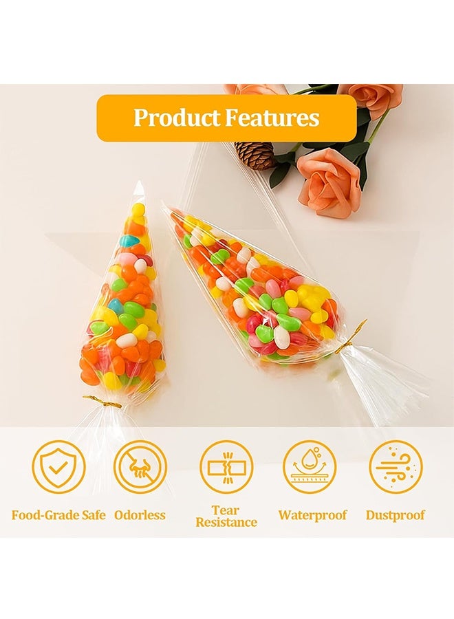 Ba Love 50 Pcs Eid Distribution Bags for Packaging Sweets, Gifts, and Food Storage with Ribbon, Perfect for Party Treats, Candy, Popcorn, Snack Wraps and Occasions - Image 4