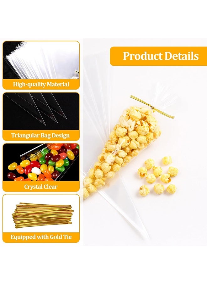 Ba Love 50 Pcs Eid Distribution Bags for Packaging Sweets, Gifts, and Food Storage with Ribbon, Perfect for Party Treats, Candy, Popcorn, Snack Wraps and Occasions - Image 3