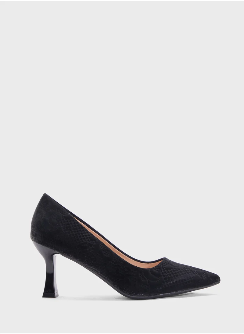 BR High Heel Pointed Pump