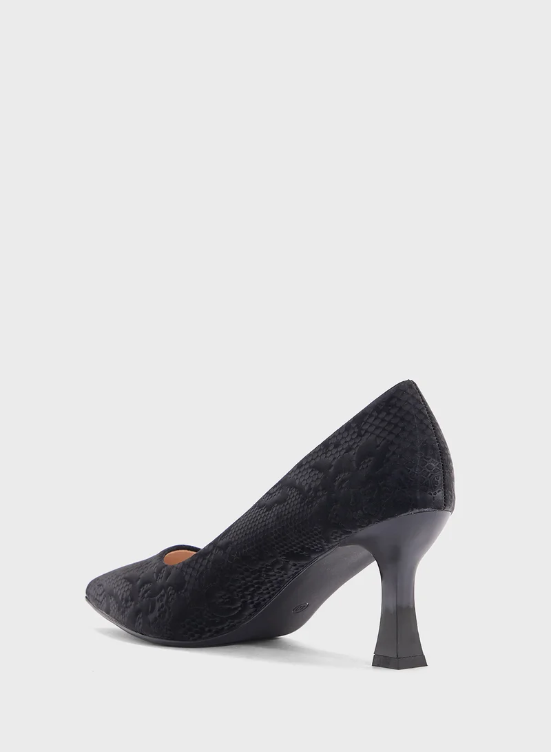BR High Heel Pointed Pump