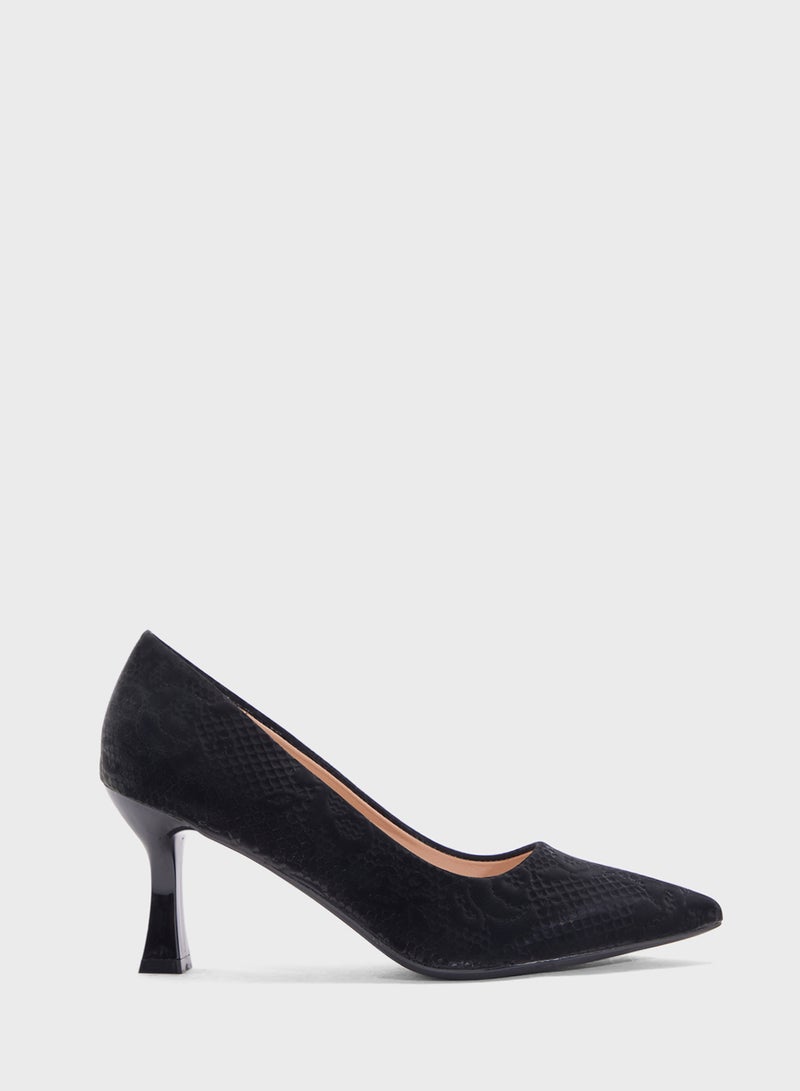 BR High Heel Pointed Pump  - Image 1