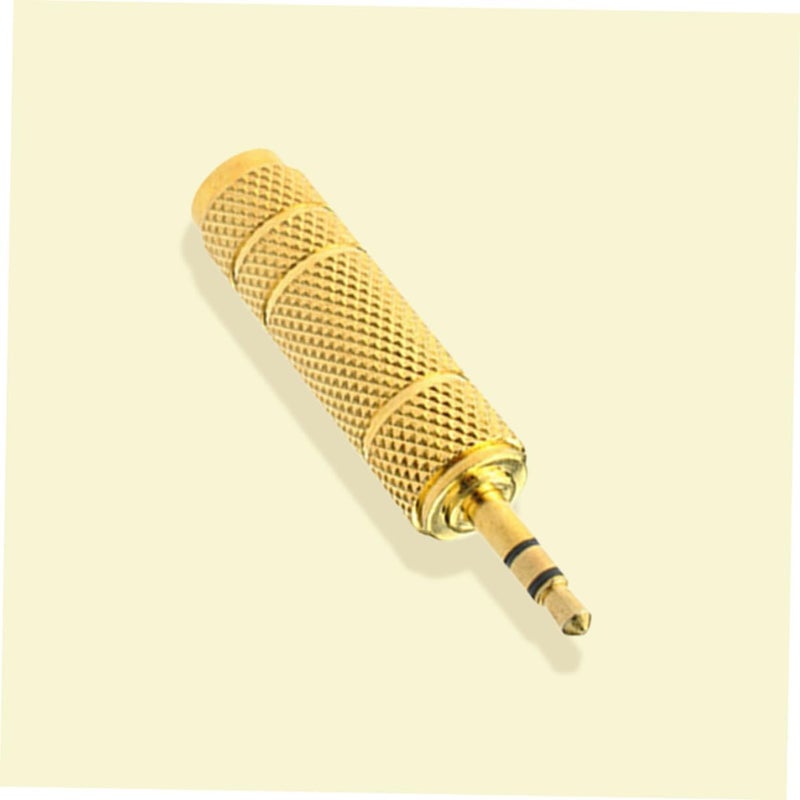 4pcs Zinc Alloy Audio Converter Adapter Male to Female Stereo Headphone Microphone Connector Compatible with Amplifiers Mixers Guitars - Image 2