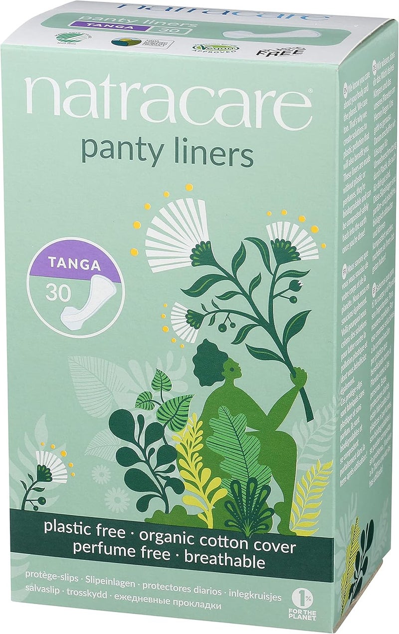 Natracare Natural Organic Thong Style Panty Liners - 480 Liners Total, Certified Organic Cotton, Plastic Free - Image 4