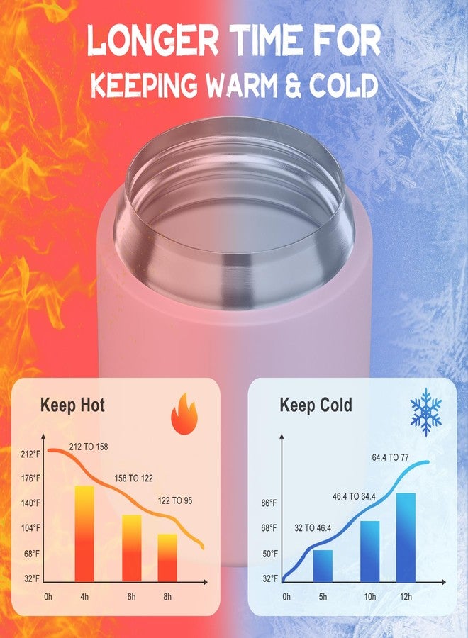 JOOPETALK 2 - in - 1 Soup Thermo for Hot Food 15oz with Snack Box 2pcs Leak Proof Insulated Lunch Container Kids and Adults Stainless Steel Double Wall Vacuum Wide-mouth Thermal with Spoon and Handle - Image 5