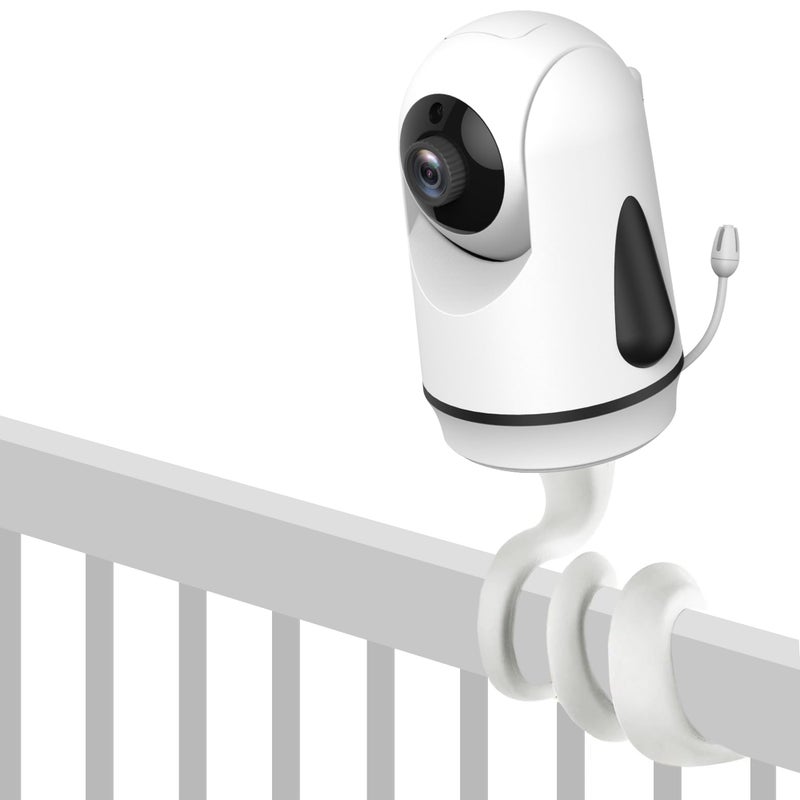 HelloBaby Monitor Mount for HB6550/HB6339/HB6550pro/HB65/HB40,Universal Monitor Stand for 1/4 Threaded Port,Adjustable Angle Camera Holder,Twist Mount Baby Monitor Bracket,No Tools or Wall Damage - Image 3