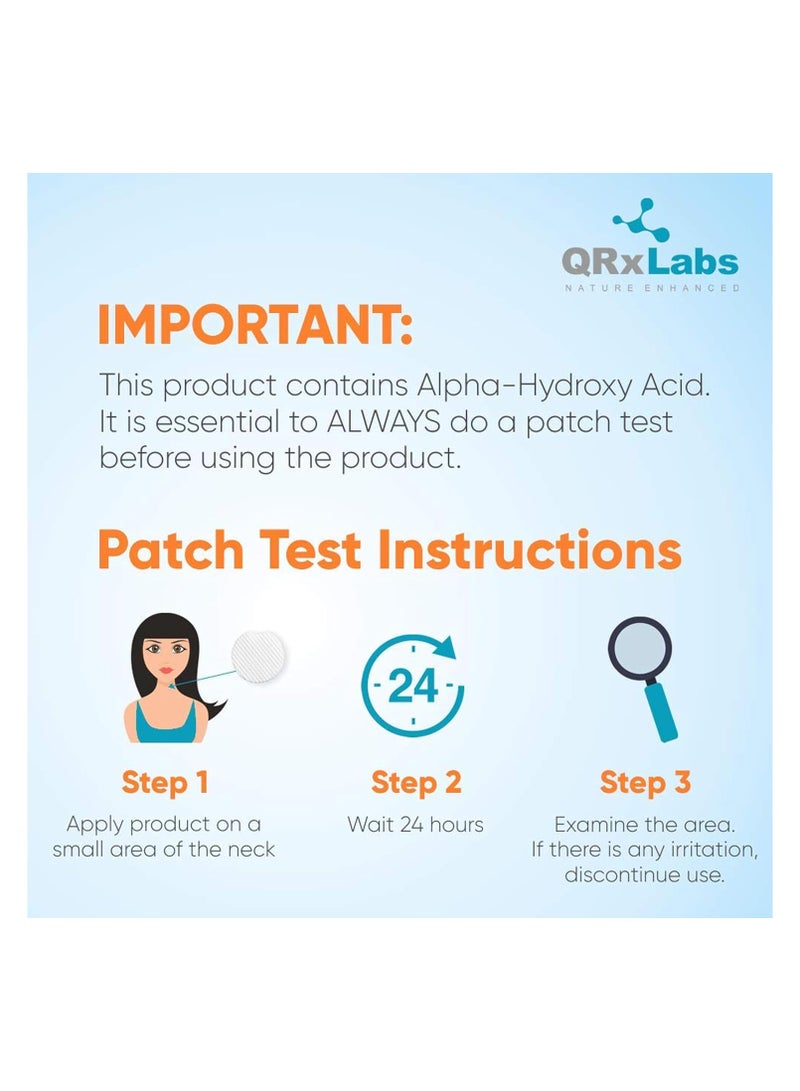 كيو آر إكس لابس 10 قطع من مناديل التحكم في حب الشباب من QRxLabs تحتوي على 10% + 2% فيتامينات ألانتوين وفيتامينات B5 وC وE ونبات الآذريون والشاي الأخضر يساعد على التخلص من حب الشباب والسيطرة عليه - Image 3