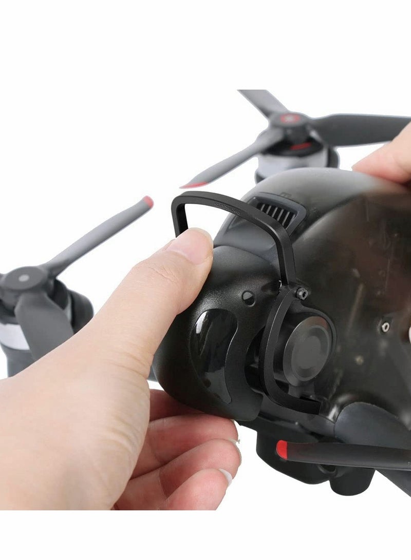دعامة محامل العجلات لجهاز الطائرة بدون طيار FPV ، قضيب حماية مضاد للتصادم من سبائك الألمنيوم (أسود) - Image 3