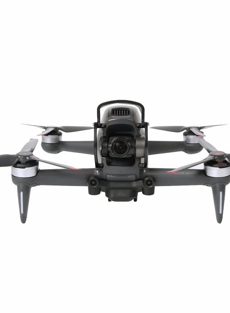 دعامة محامل العجلات لجهاز الطائرة بدون طيار FPV ، قضيب حماية مضاد للتصادم من سبائك الألمنيوم (أسود) - Image 2