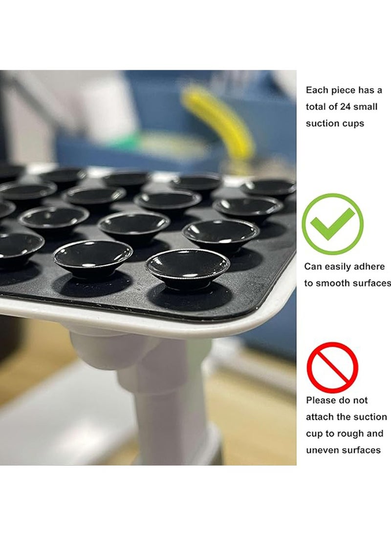 X-level - 14 Pcs  Adhesive Silicone Suction Phone Case, Multipurpose Non Slip Phone Suction Cup, Universal Phone Sticky Grip, Suitable for Mirror Bathroom Home Kitchen - Image 1
