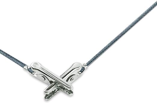 FeFu 50Pcs Metal Wire Alligator Clamp Long-Tailed Alligator Iron Clip Clasp for DIY Card Clip Holder 6 inch (150mm) - Image 2