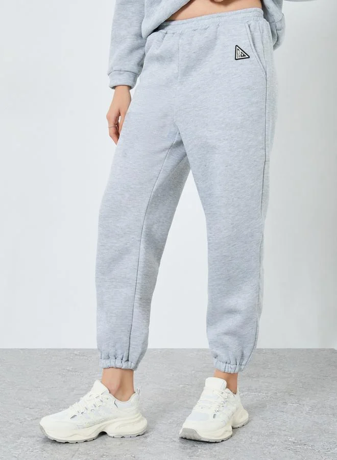Take Two Grey Slogan Print Sweatshirt and Joggers Co-ords