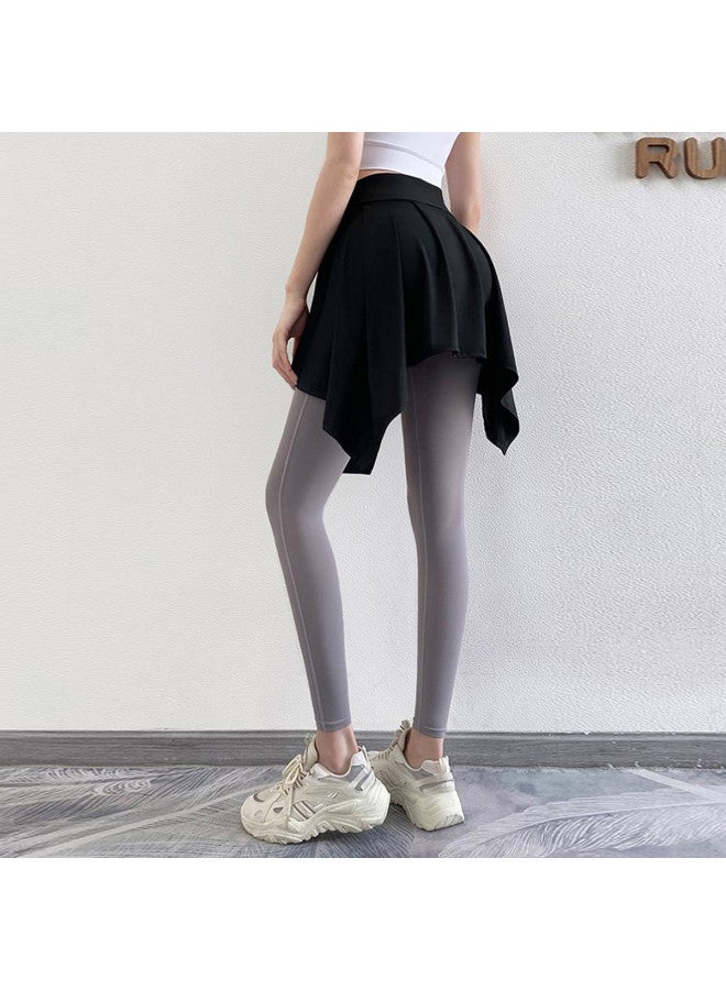YouYou Anti-exposure, Buttocks-covering, Slimming Hip Skirt, Women's Hem, Yoga Sport Hem, Hip Skirt Design, One-piece Tie - Image 5