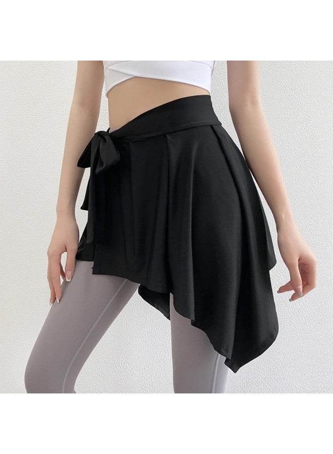 YouYou Anti-exposure, Buttocks-covering, Slimming Hip Skirt, Women's Hem, Yoga Sport Hem, Hip Skirt Design, One-piece Tie - Image 2