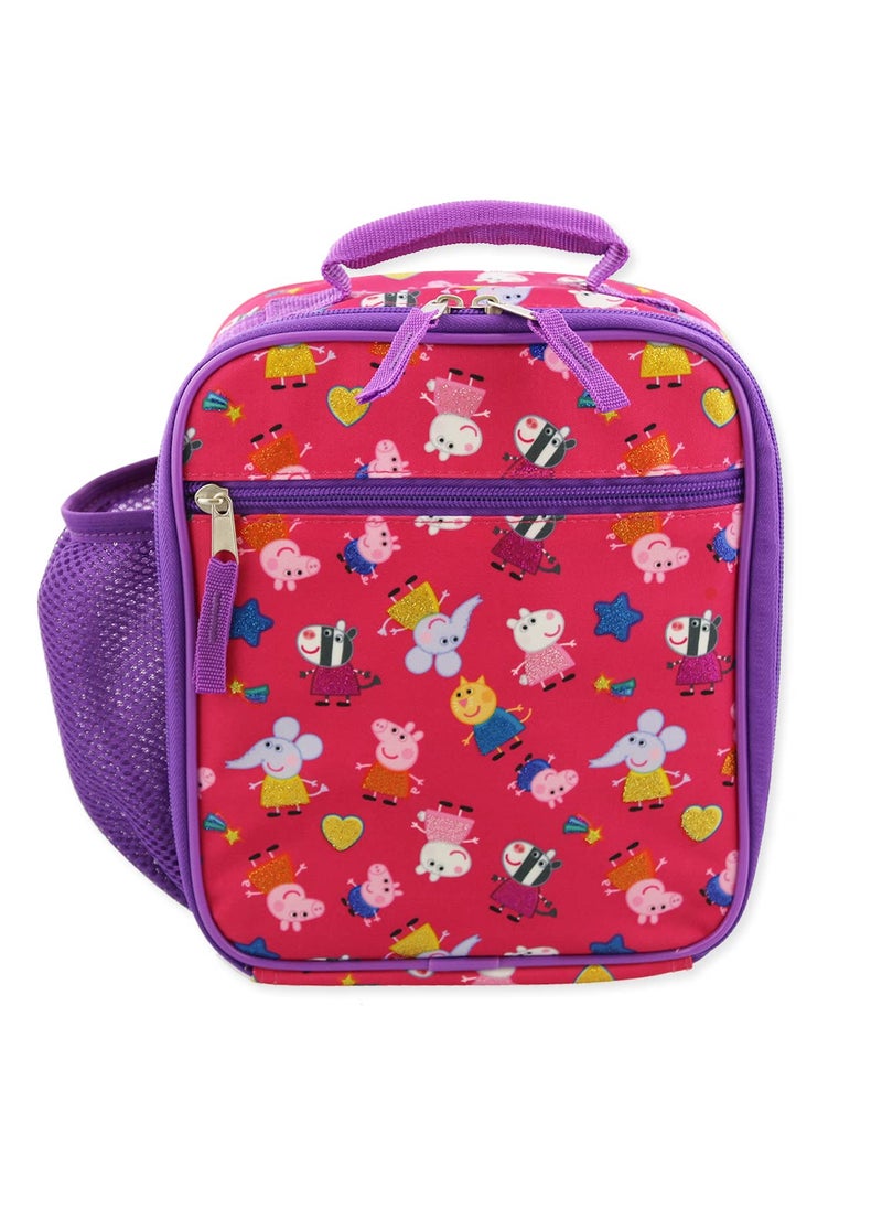 Peppa Pig Nick Jr. Peppa Pig Girls Soft Insulated School Lunch Box  - Image 1