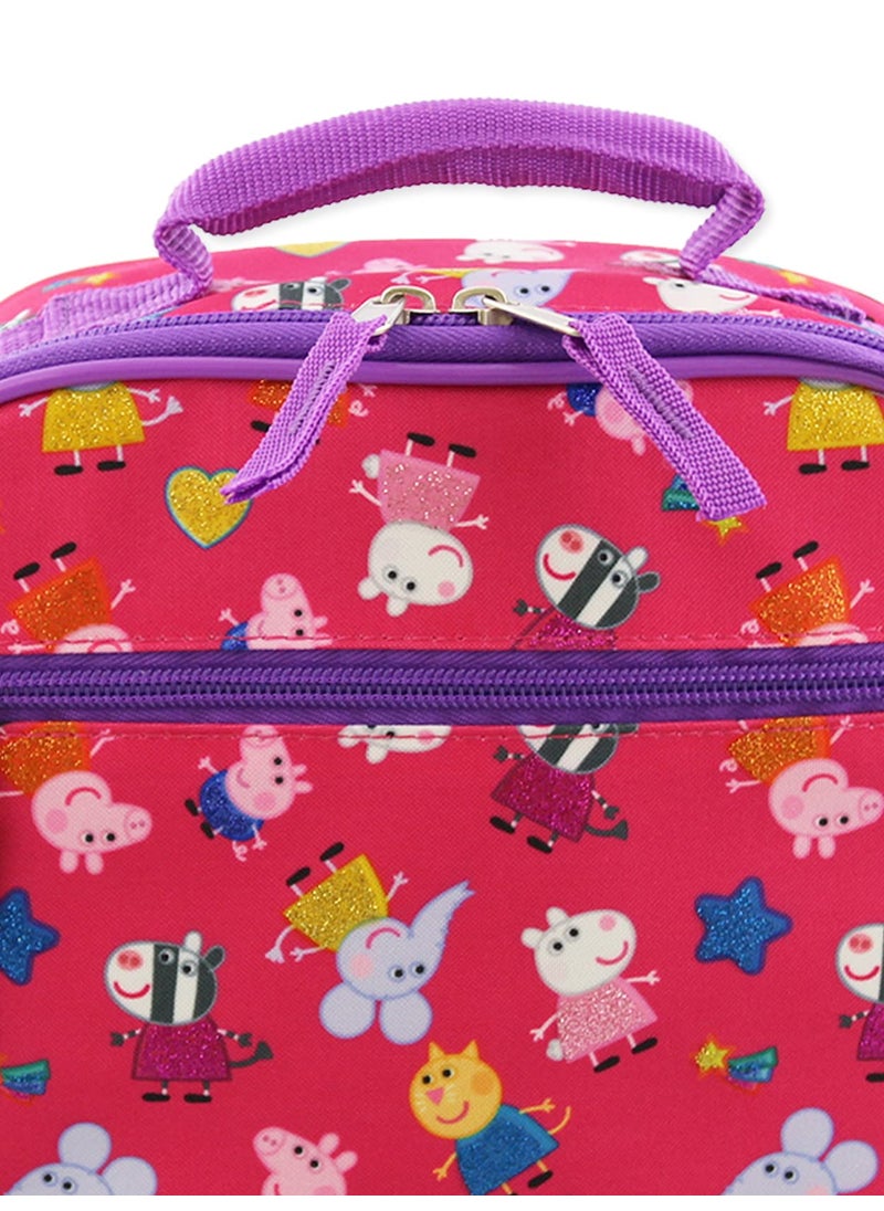 Peppa Pig Nick Jr. Peppa Pig Girls Soft Insulated School Lunch Box  - Image 4